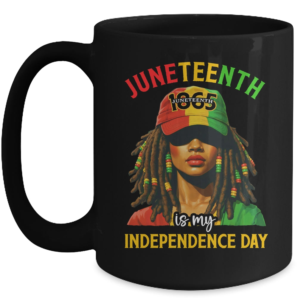 Juneteenth Is My Independence Day Black Women Freedom 1865 Mug | siriusteestore