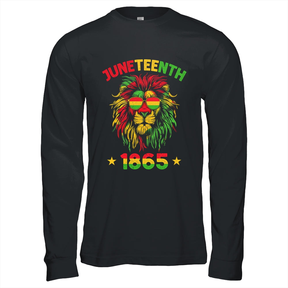 Juneteenth Lion 1865 Black History African American Men Boys Shirt & Hoodie | siriusteestore