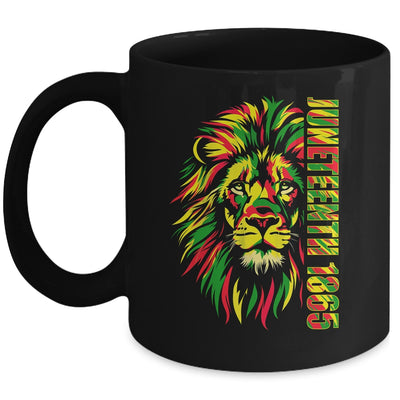 Juneteenth Men Women African American Black Lion 1865 King Mug | siriusteestore