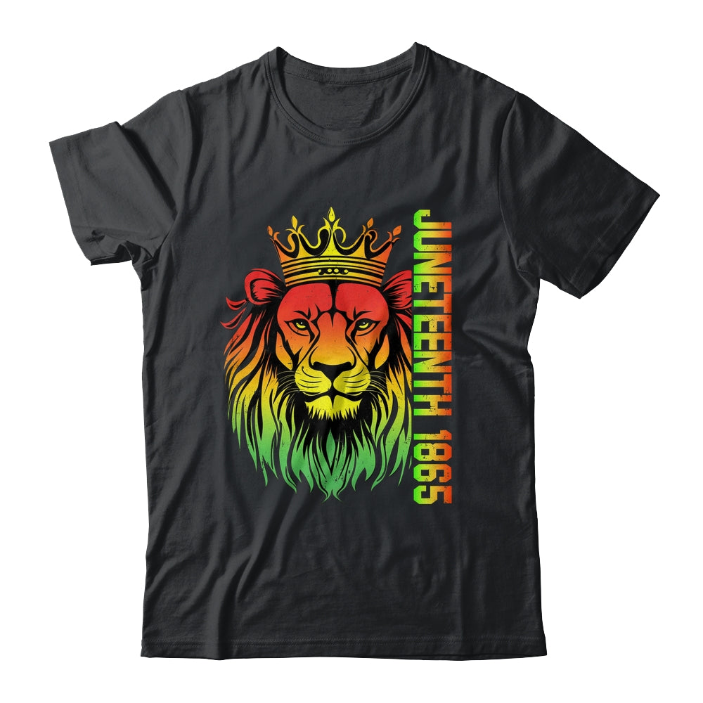 Juneteenth Men Women Celebrate African American Lion 1865 Shirt & Hoodie | siriusteestore