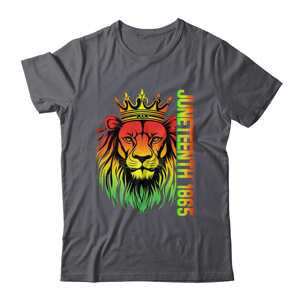 Juneteenth Men Women Celebrate African American Lion 1865 Shirt & Hoodie | siriusteestore