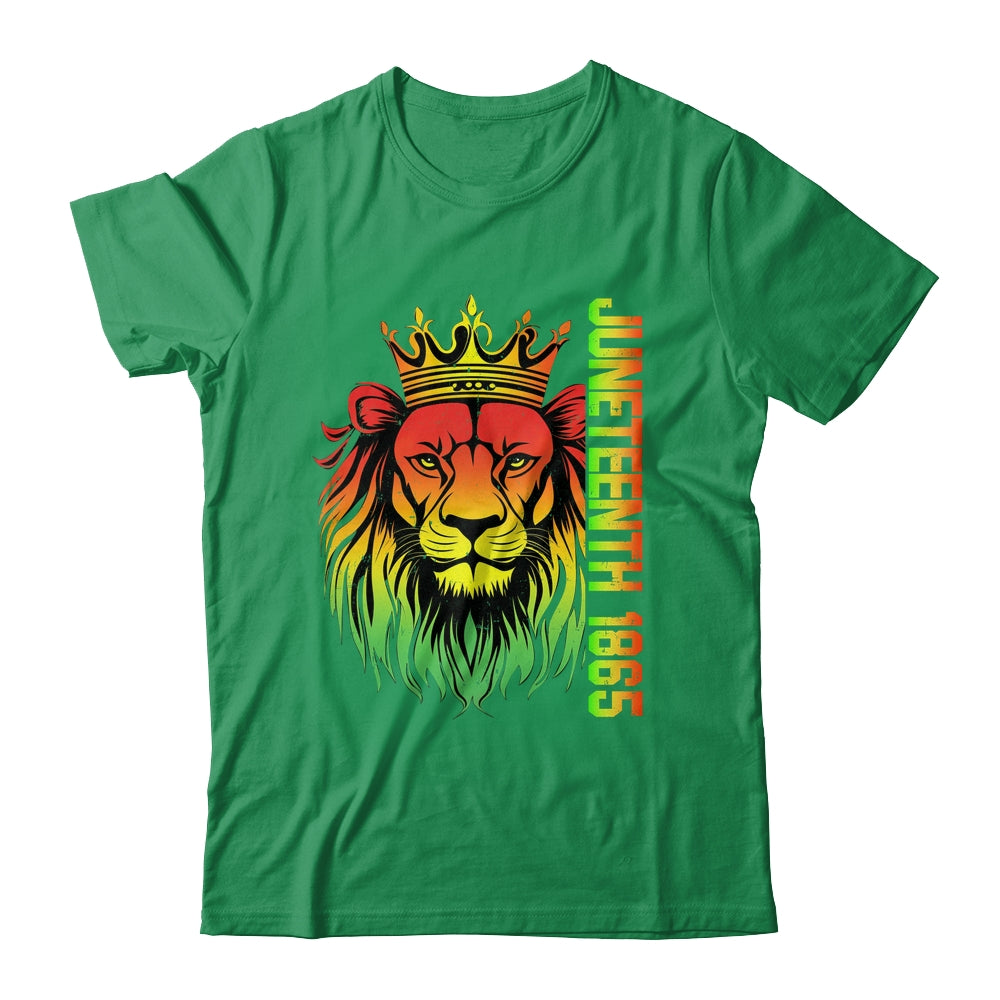 Juneteenth Men Women Celebrate African American Lion 1865 Shirt & Hoodie | siriusteestore