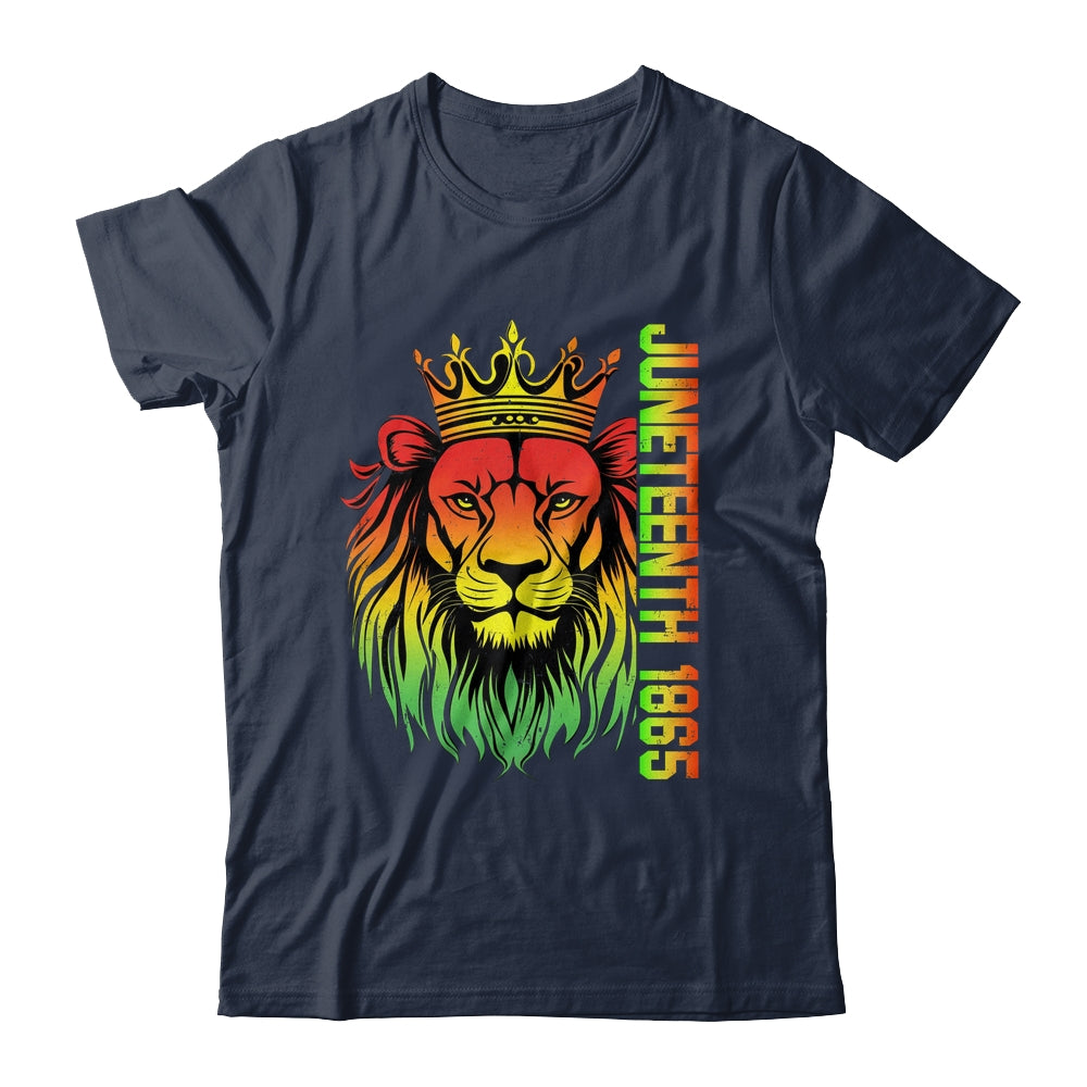 Juneteenth Men Women Celebrate African American Lion 1865 Shirt & Hoodie | siriusteestore
