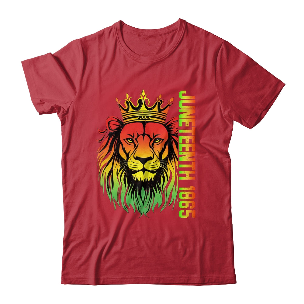 Juneteenth Men Women Celebrate African American Lion 1865 Shirt & Hoodie | siriusteestore