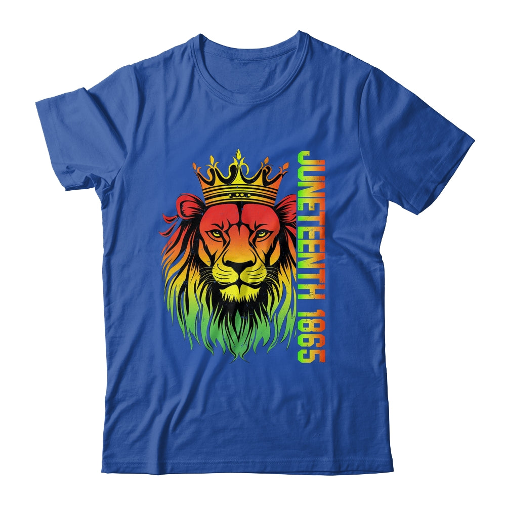 Juneteenth Men Women Celebrate African American Lion 1865 Shirt & Hoodie | siriusteestore