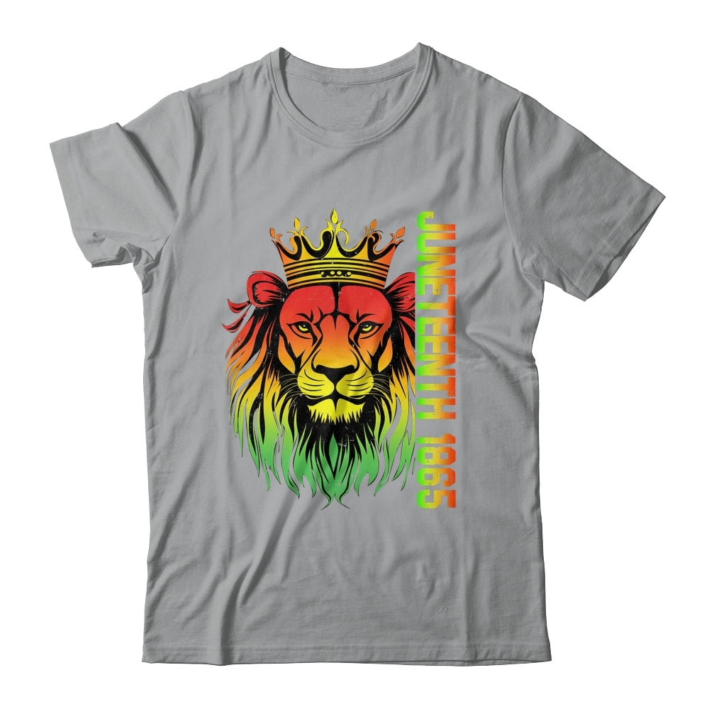 Juneteenth Men Women Celebrate African American Lion 1865 Shirt & Hoodie | siriusteestore