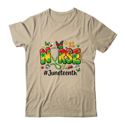 Juneteenth Nurse Life Black Nurse Women Black History Month Shirt & Tank Top | siriusteestore