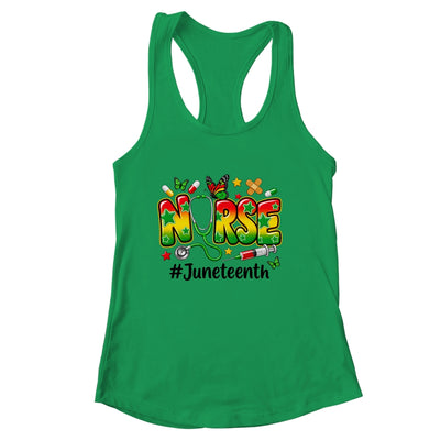 Juneteenth Nurse Life Black Nurse Women Black History Month Shirt & Tank Top | siriusteestore