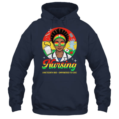 Juneteenth Nurse Pride Afro American Healthcare Worker Shirt & Tank Top | siriusteestore