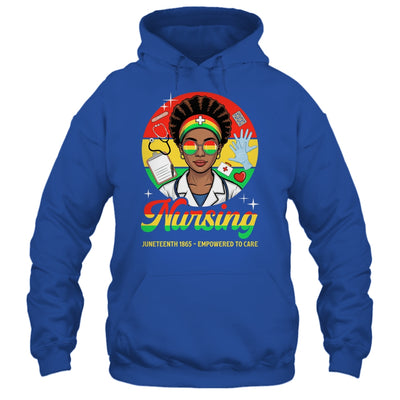 Juneteenth Nurse Pride Afro American Healthcare Worker Shirt & Tank Top | siriusteestore