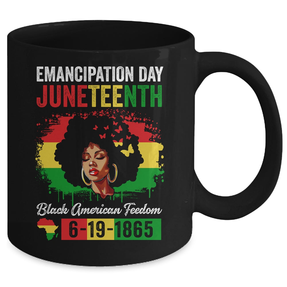 Juneteenth Women Black African Black American Feedom 1865 Mug | siriusteestore