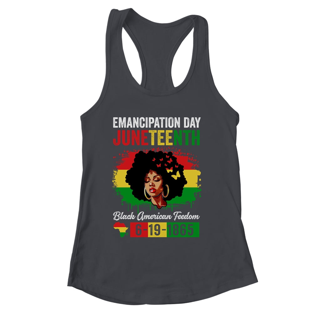 Juneteenth Women Black African Black American Feedom 1865 Shirt & Tank Top | siriusteestore