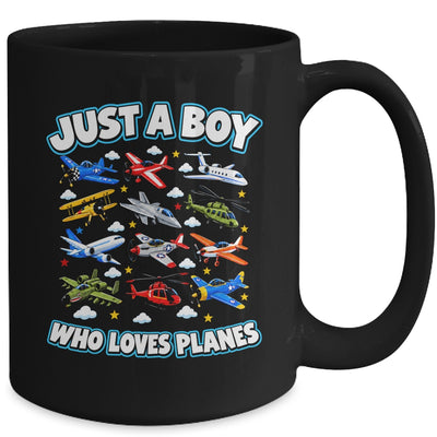 Just A Boy Who Loves Planes Airplane Lovers Funny Mug | siriusteestore