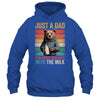 Just A Dad Who Always Came Back With The Milk Fathers Day Bear Shirt & Hoodie | siriusteestore