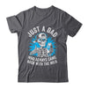 Just A Dad Who Always Came Back With The Milk Fathers Funny Shirt & Hoodie | siriusteestore