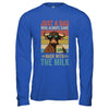 Just A Dad Who Always Came Back With The Milk Funny Dad Cow Shirt & Hoodie | siriusteestore