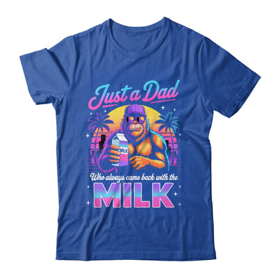 Just A Dad Who Always Came Back With The Milk Sasquatch Papa Shirt & Hoodie | siriusteestore