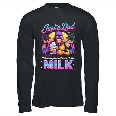 Just A Dad Who Always Came Back With The Milk Sasquatch Papa Shirt & Hoodie | siriusteestore