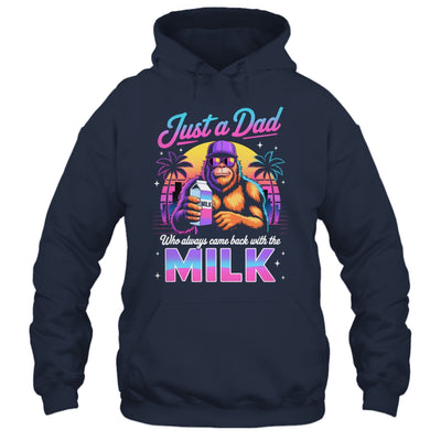 Just A Dad Who Always Came Back With The Milk Sasquatch Papa Shirt & Hoodie | siriusteestore