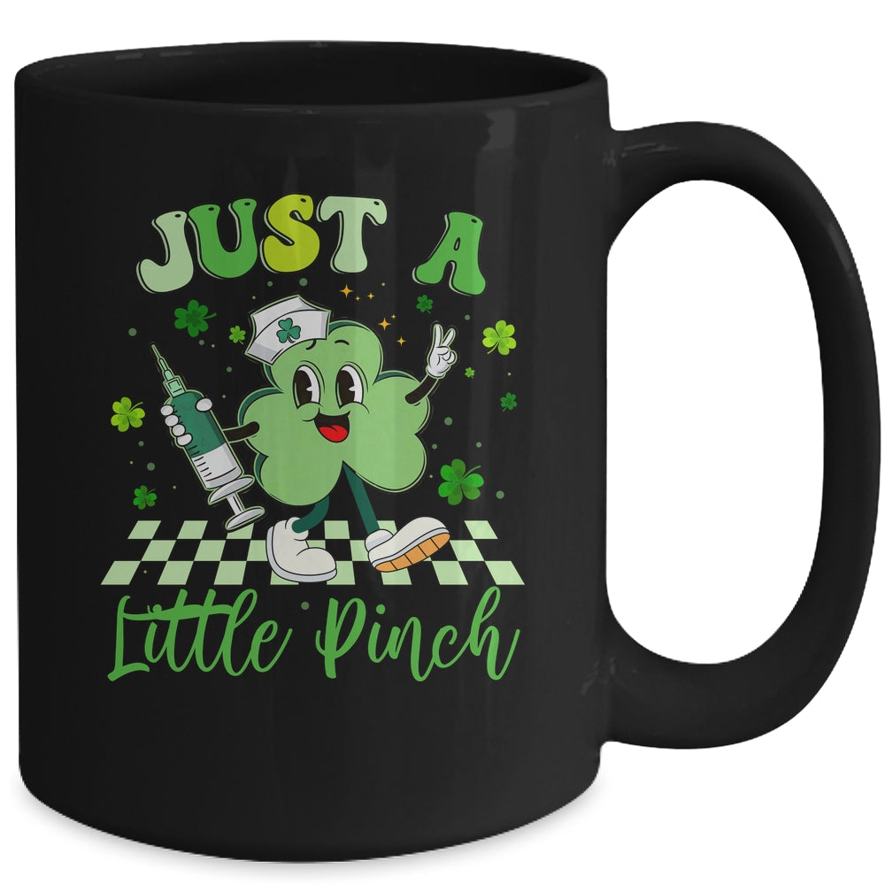 Just A Little Pinch Nurse St Patrick's Day Funny Nursing Mug | siriusteestore