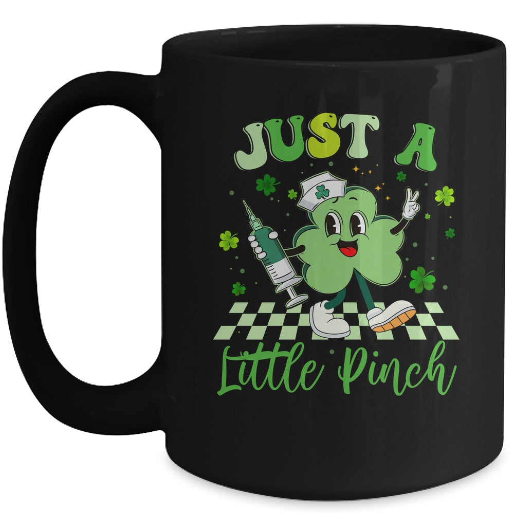 Just A Little Pinch Nurse St Patrick's Day Funny Nursing Mug | siriusteestore