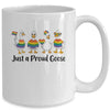 Just A Proud Goose LGBT LGBTQ Pride Rainbow Funny Goose Mug | siriusteestore