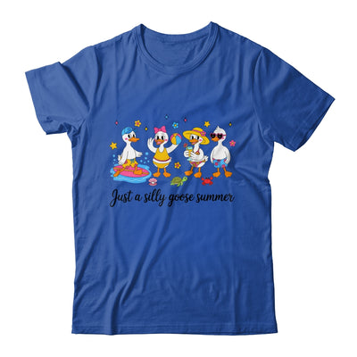 Just A Silly Goose Summer Girls Beach Vibes Cute Funny Goose Shirt & Tank Top | siriusteestore