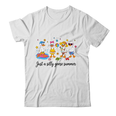 Just A Silly Goose Summer Girls Beach Vibes Cute Funny Goose Shirt & Tank Top | siriusteestore