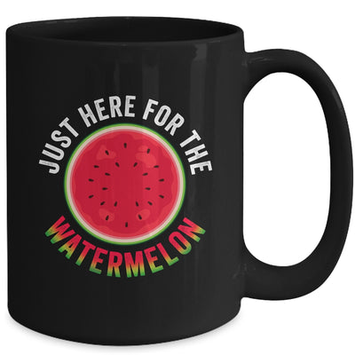 Just Here For The Watermelon Funny Summer Watermelon Mug | siriusteestore