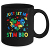 Just Let Me Stim Bro Funny Autism Awareness Autism Boys Kids Mug | siriusteestore