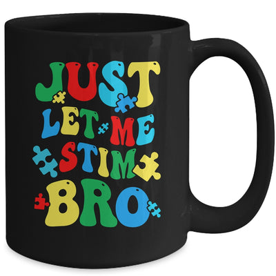 Just Let Me Stim Bro Funny Autism Awareness Month Kids Boys Mug | siriusteestore