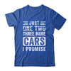 Just One More Car I Promise Mechanic Car Garage Retro Shirt & Hoodie | siriusteestore