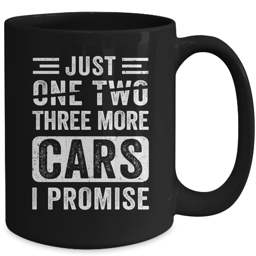 Just One More Car I Promise Mechanic Car Garage Retro Mug | siriusteestore
