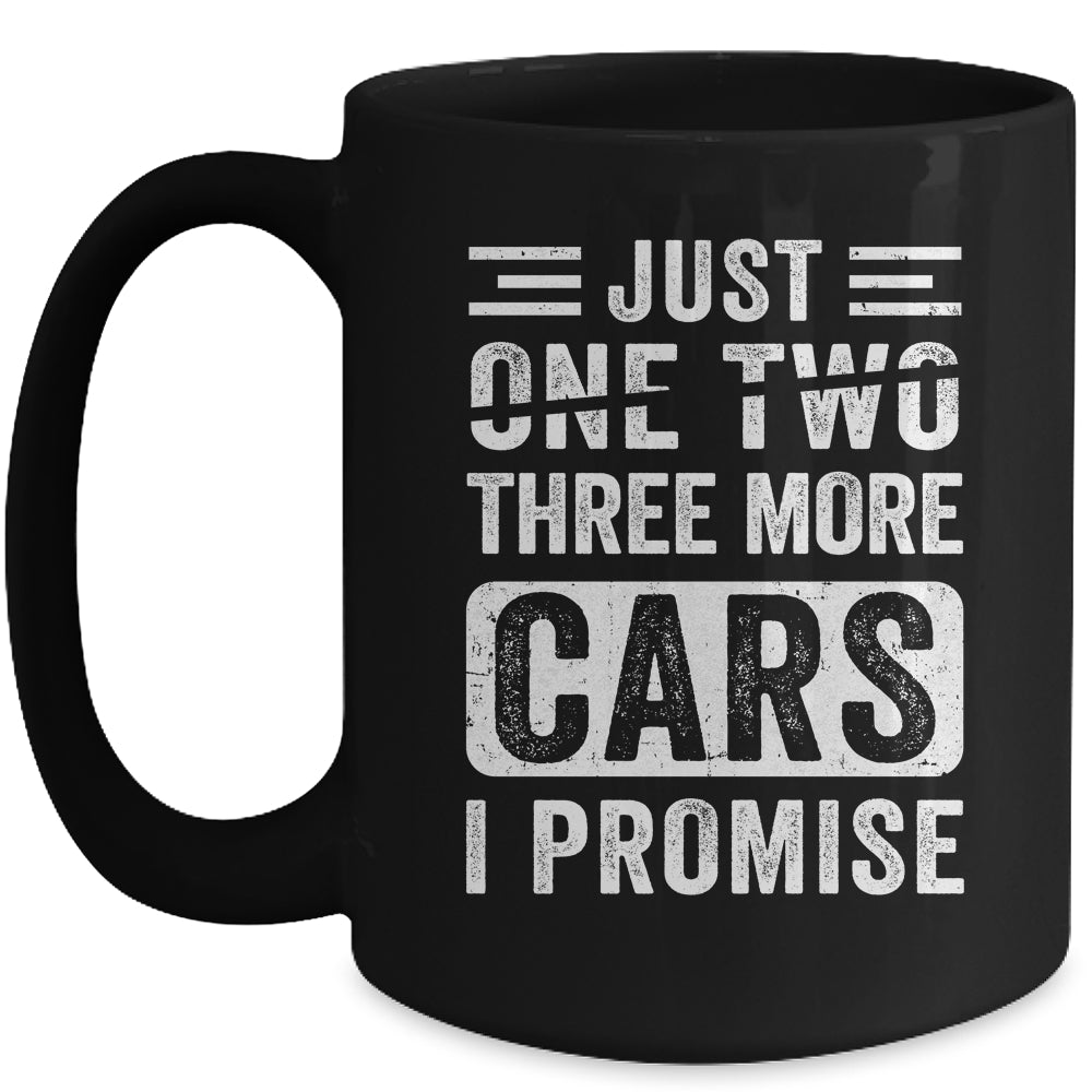 Just One More Car I Promise Mechanic Car Garage Retro Mug | siriusteestore