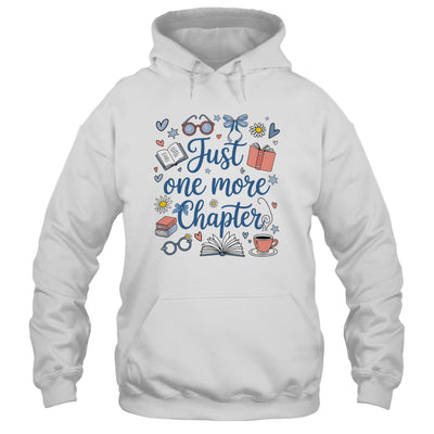 Just One More Chapter Books And Coffee Book Lover Bookworm Shirt & Hoodie | siriusteestore