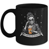 Just Waiting For Halloween Spooky Season Skeleton Coffee Mug | siriusteestore