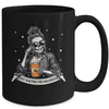 Just Waiting For Halloween Spooky Season Skeleton Coffee Mug | siriusteestore