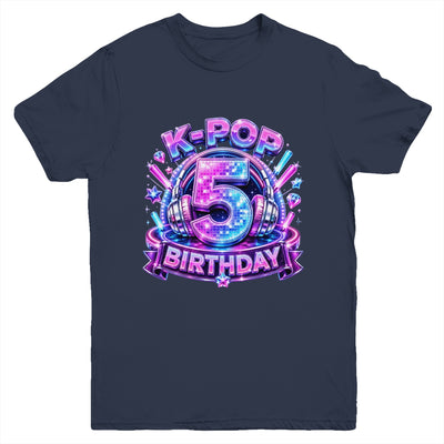 K-Pop 5Th Birthday Girl Kpop 5 Year Old Korean Music Lovers Youth Shirt | siriusteestore