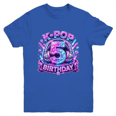 K-Pop 5Th Birthday Girl Kpop 5 Year Old Korean Music Lovers Youth Shirt | siriusteestore