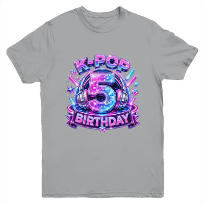 K-Pop 5Th Birthday Girl Kpop 5 Year Old Korean Music Lovers Youth Shirt | siriusteestore