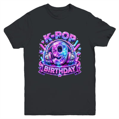 K-Pop 9Th Birthday Girl Kpop 9 Year Old Korean Music Lovers Youth Shirt | siriusteestore