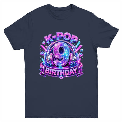 K-Pop 9Th Birthday Girl Kpop 9 Year Old Korean Music Lovers Youth Shirt | siriusteestore