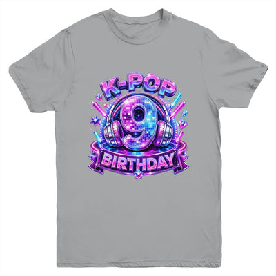 K-Pop 9Th Birthday Girl Kpop 9 Year Old Korean Music Lovers Youth Shirt | siriusteestore