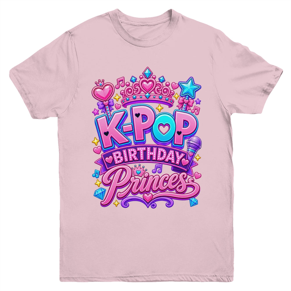 K-Pop Birthday Princess Music Lover Matching Girl Family Youth Shirt | siriusteestore