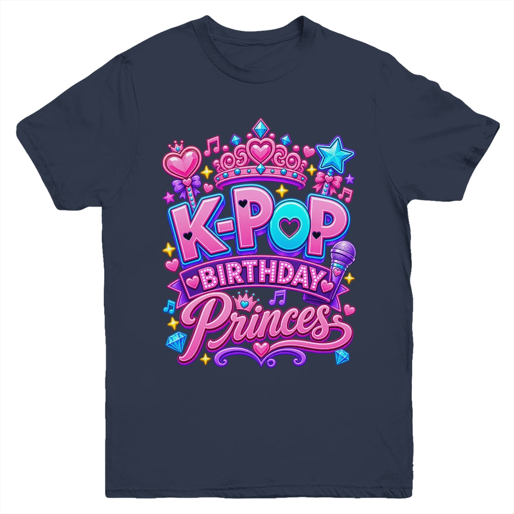 K-Pop Birthday Princess Music Lover Matching Girl Family Youth Shirt | siriusteestore