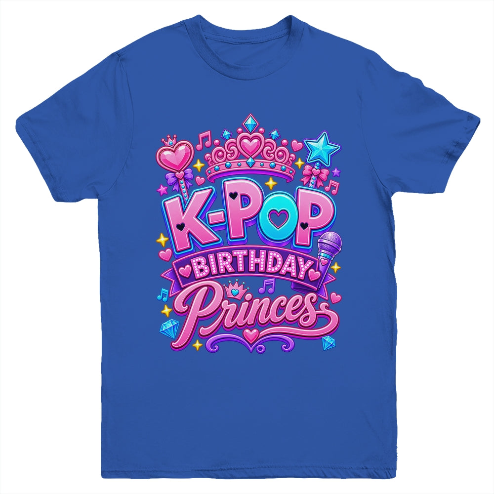 K-Pop Birthday Princess Music Lover Matching Girl Family Youth Shirt | siriusteestore
