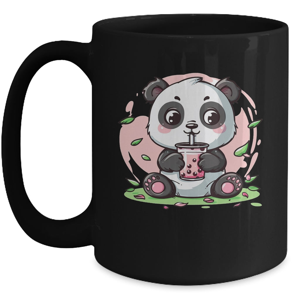 Kawaii Cute Anime Panda Drinking Bubble Boba Tea Girls Mug | siriusteestore
