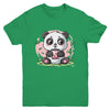 Kawaii Cute Anime Panda Drinking Bubble Boba Tea Girls Youth Shirt | siriusteestore