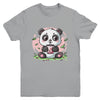Kawaii Cute Anime Panda Drinking Bubble Boba Tea Girls Youth Shirt | siriusteestore