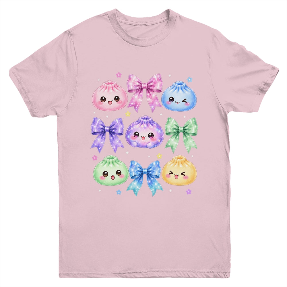 Kawaii Dumpling Cute Pastel Anime Coquette Lovers Kids Girl Youth Shirt | siriusteestore